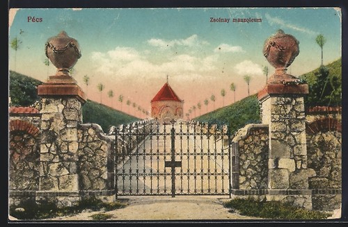Carte postale pécs zsolnay - postale,