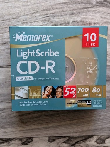 Memorex lightscribe 52x - cd-r,