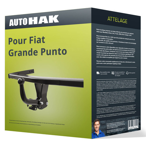 Attelage pour fiat grande - attelage,