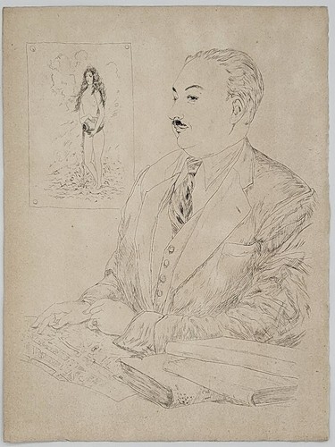 Foujita tsuguharu portrait - tsuguharu,