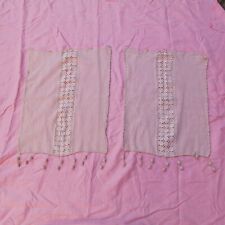 paire de  rideau ancien tulle