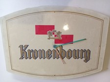 D  plexiglas horloge Kronenbourg 43 x 31 cm decoration Loft Atelier garage
