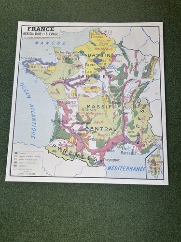 Cartes scolaires anciennes - scolaires,