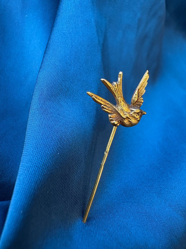 Broche ancien hirondelle