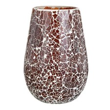 Photophore en Verre "Ali" 26cm Marron