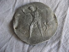 Rare plaque métallique en plomb XVII ou XVIIIeme ? Forgeron ? Antiquité ?