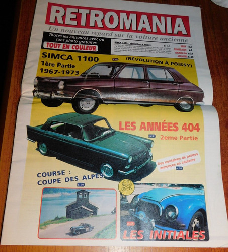 Retromania simca 1100 - n°, 97