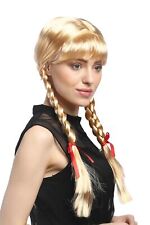 Perruque Femmes Carnaval Cosplay Carnaval Tresses Tressée Écolière Blond