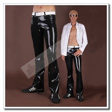 Latex Jeans Fashionable Flared
