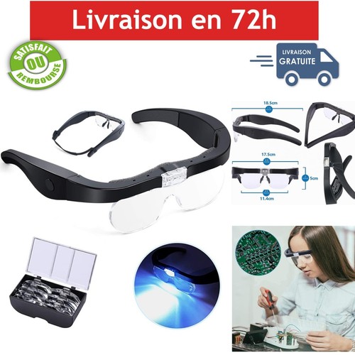 Lunette loupe led rechargeable - loupe,