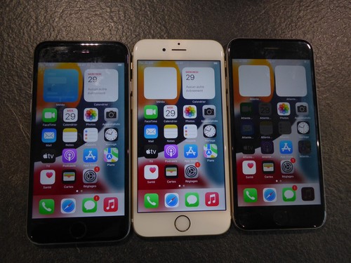 Lot telephones apple iphone - lot, 3