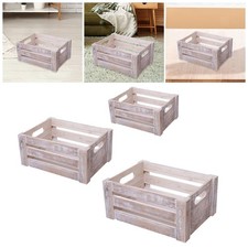 Panier de rangement en bois