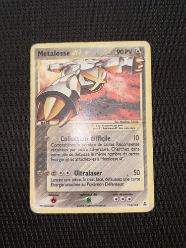 Carte pokémon metalosse star - carte,
