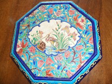 DESSOUS DE PLAT EN EMAUX DE LONGWY