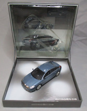 AV371 NOREV 1/43 1:43 COFFRET VOITURE CITROEN C6 BLEU METALLISE 2005