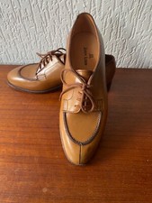 John Lobb chaussure derby Darly demi chasse Brun Tan  femme 36 neuves