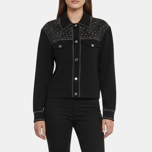 Cardigan tricot maje noir - cardigan,