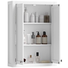 HOMCOM Armoire murale de salle
