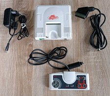Console NEC PC ENGINE JP blanche RGB & Audio mods + Cables et manette