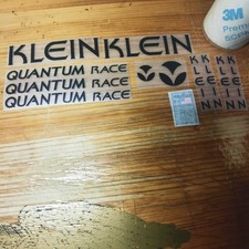 Autocollant autocollant vintage Klein Quantum course vinyle autocollants