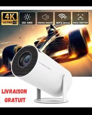 Projecteur Portable 4K HY300 Android 11 | Wifi 6 BT | Home Cinéma 260 ANSI HD
