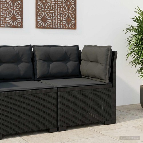 Canapé jardin look rotin - de,