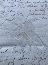 manuscrit vente lettre  18 Eme  ROUFFACH TAMPON ? 1774