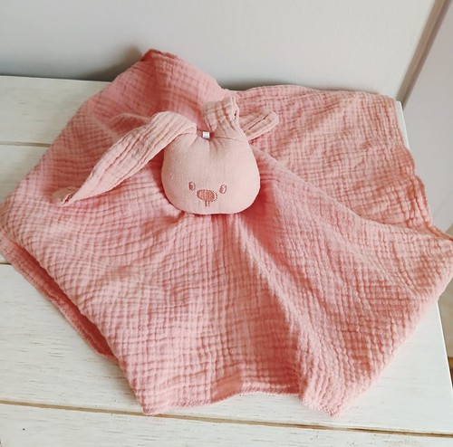 Nattou doudou carré lapin - nattou,