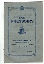 PRESSOIRS MABILLE Choisir un pressoir Amboise huilerie fouloir matériel vinicole