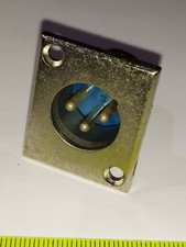 XLR prise Métal Male chassis  1 Pcs                      E12h31/6