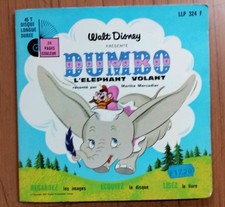 Walt Disney/L Éléphant Volant/Livre  45 Tours/ Raconte Par Marthe Mercadier 