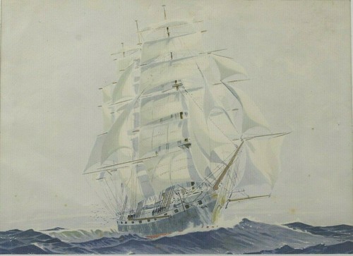 Aquarelle bateau navire - bateau,