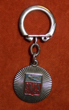 Porte-clés métal émaillé ancien SIMCA ARONDE ETS ADDE St GERMAIN EN LAYE