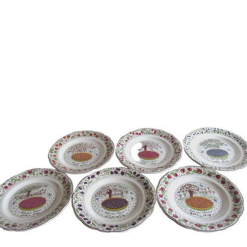 Gien france dessert - dessert, plates