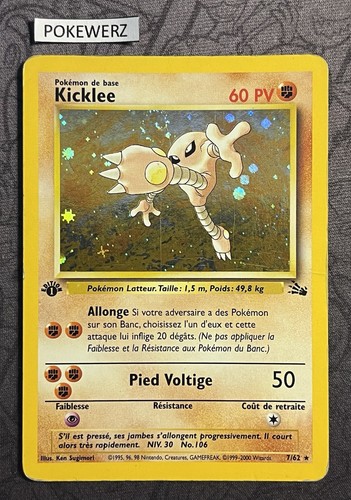 Carte pokemon kicklee holo - carte,