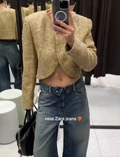 Zara Doré Court Texturé