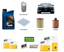 Filtres Entretien + Huile pour Alfa 159 Brera 1.9 2.0 Jtdm 120 150 170 HP Cv