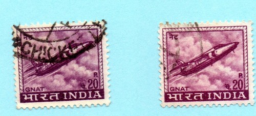 Timbre inde 1967 - timbre, vion