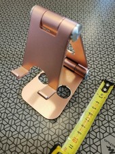 Support téléphone/tablette pliable alu rose gold