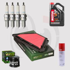 Kit Entretien Premium YAMAHA XJ6 600 de 2009 à 2016 Huile MOTUL 7100 10w40 4L