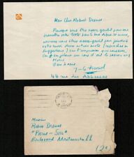 Jean George Auriol. L.A.S. à Robert Desnos. 1926.  Jabiru