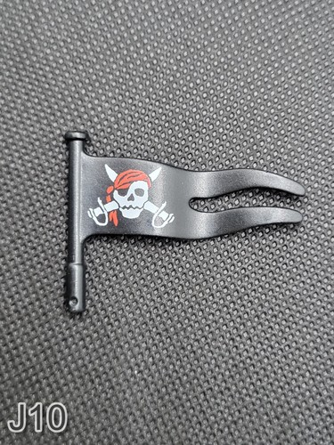 Playmobil drapeau pirate - drapeau,