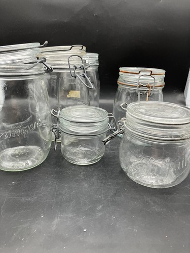 Lot bocaux verre - en, avec