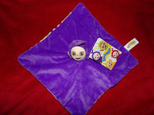 Doudou Plat Carré TELETUBBIES Violet TINKY WINKY NEUF