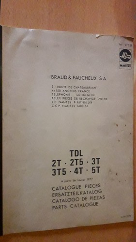 Braud faucheux tdl catalogue - braud, tdl: