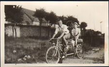 PHOTO BICYCLE VELO TANDEM