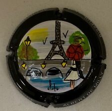 1 Capsule de champagne Peinte à La Main ALBERT DE MILLY, PARIS