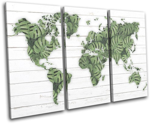 Monstera world map atlas - world,