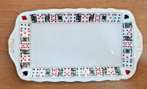 Plateau porcelaine fine - plateau, en