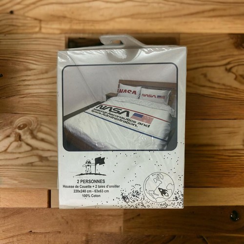 Housse couette nasa blanche - housse, de